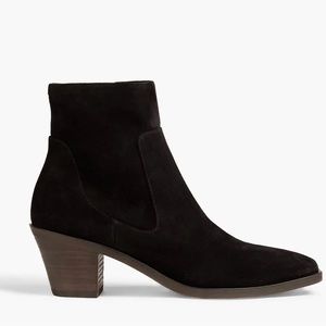 Rag and Bone Axel Suede ankle booties in black